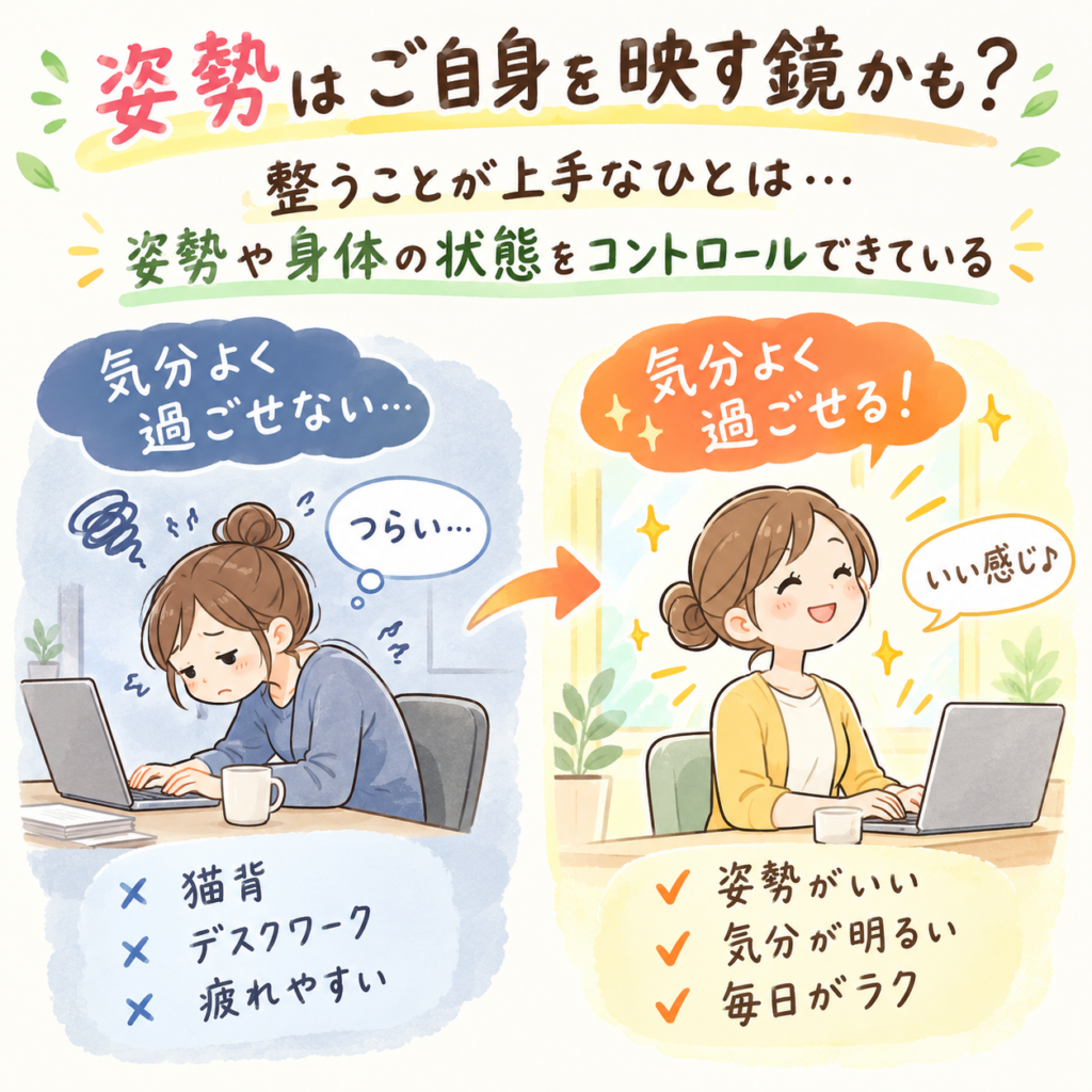 秋の不調と姿勢矯正・キャッチバナー